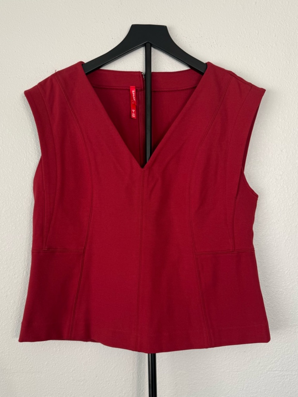 SPANX The Perfect V Neck Top Women’s Size L - Picture 4 of 9